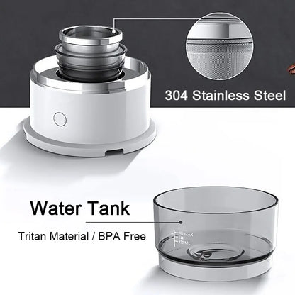 Mini Hand-Pressed Drip Coffee Maker – 1 Cup Portable Brewer
