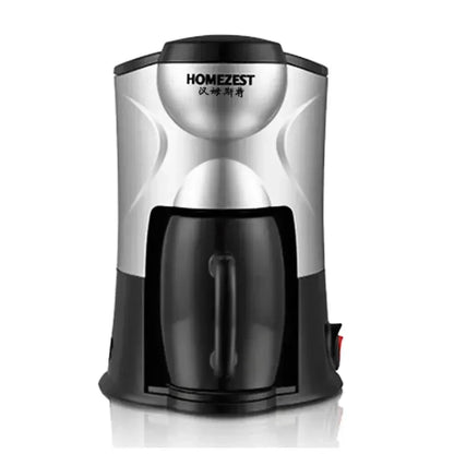 Mini Household Coffee Maker with Grinder – 1 Cup Espresso & Drip Brewer